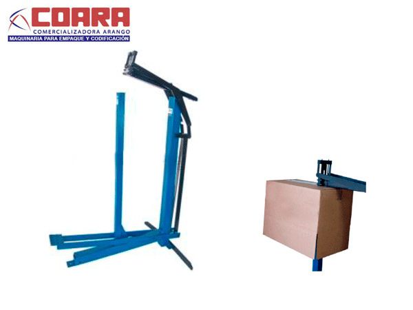 GRAPADORA DE CAJAS CON PEDESTAL 